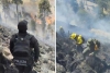 SS Edomex acompaña en trabajos para controlar incendio en el Parque Nacional Iztaccíhuatl-Popocatépetl