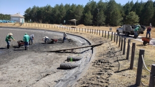 Realiza GEM mantenimiento al lago &quot;Los Ahuehuetes&quot;.