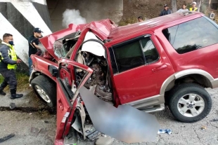 Accidente deja cuatro personas muertas en la México-Toluca