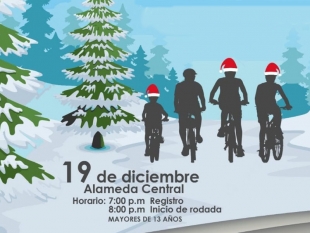 Rodada Navideña el 19 de diciembre