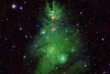 Navidad cósmica: NASA comparte foto de conjunto de estrellas en forma de árbol