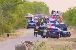 Encuentran en San Antonio, Texas, camión con 46 migrantes muertos