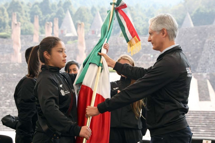 Abandera Del Mazo a delegación mexiquense que participará en la Olimpiada y Nacional Juvenil 2019