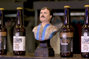 Crean cerveza artesanal con la imagen del Chapo Guzmán