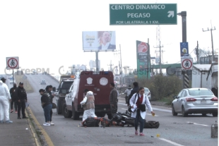 Fallece motociclista en la Toluca-Naucalpan