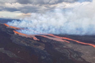 Nube de azufre del volcán Mauna Loa llegará a la frontera de México