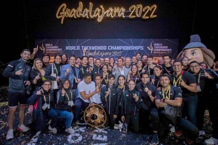 México se coronó en el Campeonato de Taekwondo Guadalajara 2022