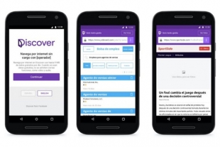 Facebook ejecutará su app Discover, para brindar internet gratuito