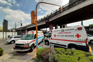 9 lesionados en accidente de camiones en Toluca