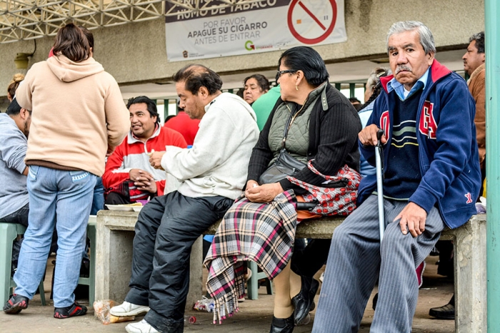 La ardua espera en los hospitales