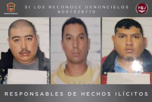 Da FGJEM condena de 144 años de prisión para tres homicidas