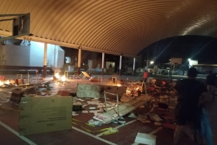 Los hechos se registraron sobre la calle Alfredo del Mazo esquina con Majuali, en el Barrio San Miguel