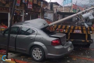 Ocho personas lesionadas en accidente en la México-Toluca