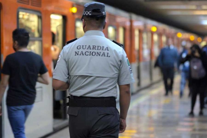 Guardia Nacional hará vigilancia nocturna en el Metro CDMX