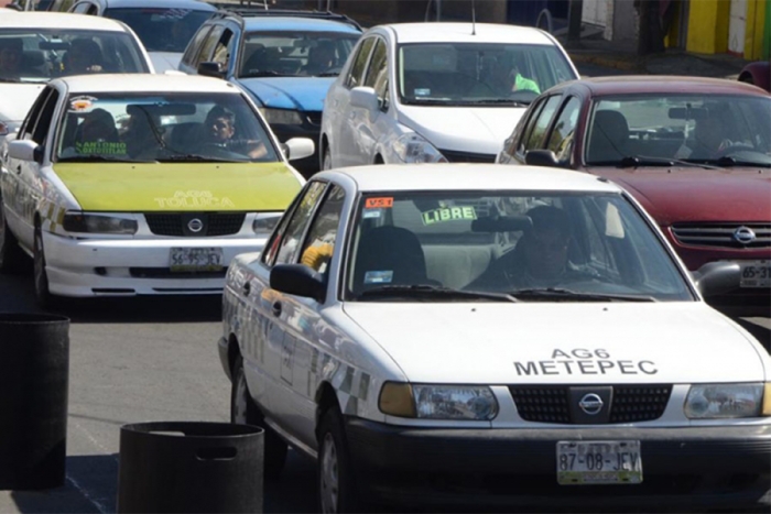 Ola de asaltos afecta a taxistas en el Valle de Toluca