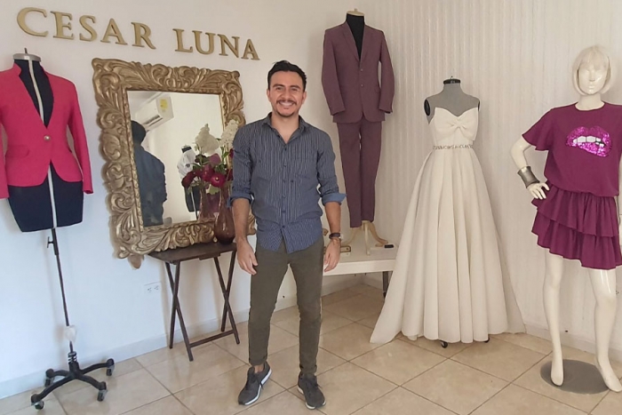 César Luna, el diseñador mexicano que ha llevado su moda hasta Italia