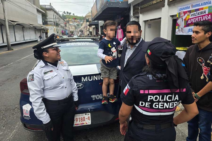 Tras verificar los vínculos parentales, el niño fue entregado a su familia.