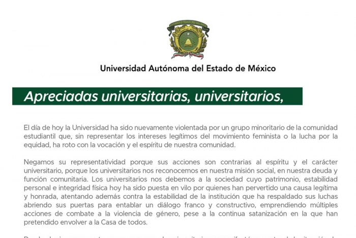 Apreciadas universitarias, universitarios