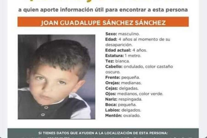 Recompensa de 300 mil pesos a quien ayude a localizar a Joan Guadalupe Sánchez