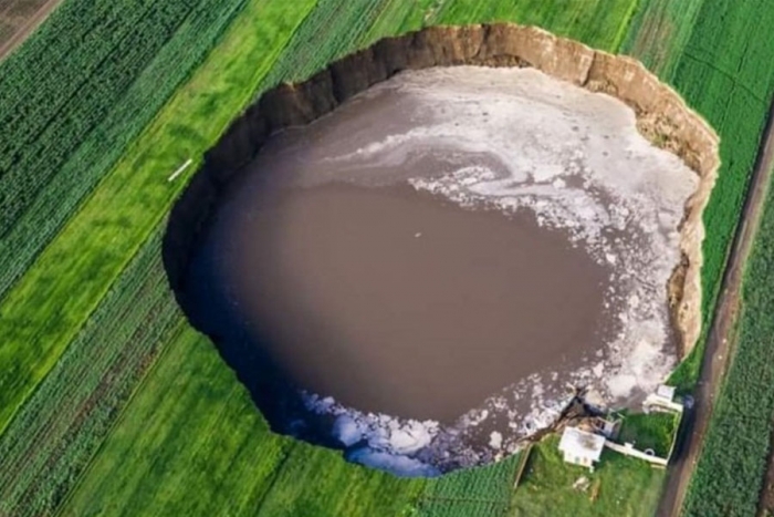 Socavón de Puebla surgió por causas naturales: Conagua