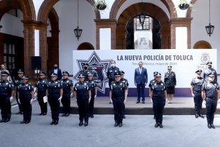 Nuevos cadetes graduados. Más seguridad para Toluca