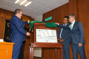 Alfredo Barrera inauguró Laboratorio Nacional de Observación de la Tierra en la UAEM