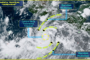 Alerta por tormenta “Genevieve” en el Pacífico mexicano