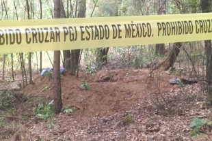 Descubren diez narcofosas en zona boscosa de Lerma y Ocoyoacac