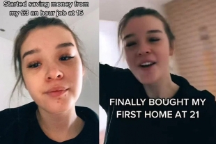 Joven se compra su propia casa a los 21 años; ahorró desde los 16