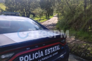 Elementos de la Policía Municipal de Otzolotepec acordonaron la zona con el objetivo de preservar indicios
