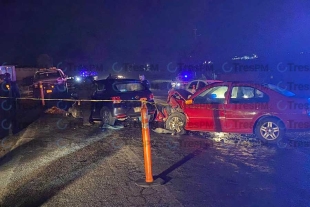 Accidente frontal dejó un muerto y un herido en la Toluca-Villa Victoria