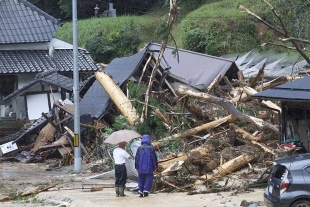 Tifón Lan impacta Japón dejando decenas de heridos y miles de desplazados