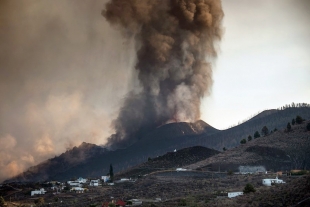 ¡Atención! Enorme nube de dióxido de azufre del volcán de La Palma ya llegó a Sudamérica
