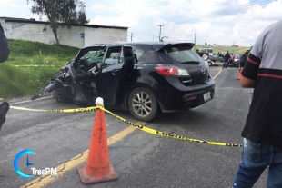Dos muertos y dos heridos por accidente en Ixtlahuaca