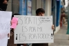 Alumnos de Univer Milenium protestan por falta de pago a docentes