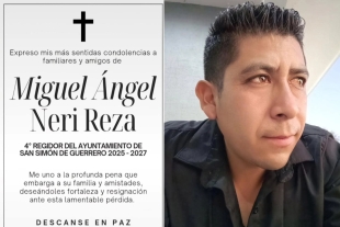 La muerte del edil generó consternación entre los habitantes de San Simón de Guerrero