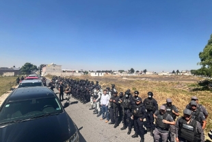 En el despliegue participaron más de 250 elementos de la Dirección General de Seguridad y Protección de Toluca