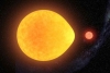 Astrónomos descubren estrella con forma de lágrima