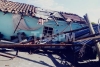 Fuertes vientos causan el desplome de un techo en Almoloya de Juárez