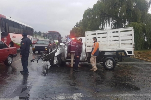 Lluvia y velocidad provocan accidente en la Toluca-Tenango