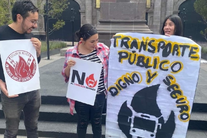 Activistas de “No al tarifazo”pedirán mejorar las condiones del transporte público de Edoméx