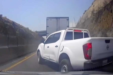 Delincuentes emboscan a conductores en la Chamapa-Lechería; hay videos