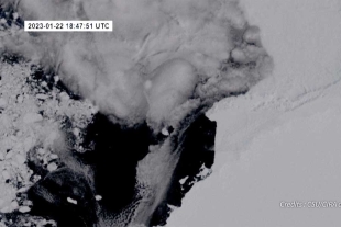 Un iceberg del tamaño de Londres, se desprendió en la Antártida