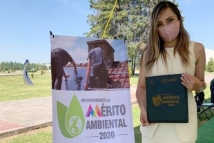 Egresada de la UAEM obtiene Reconocimiento al Mérito Ambiental 2020 del GEM