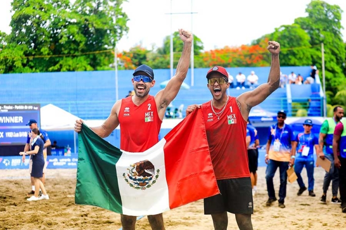 ¡Histórico oro! México consigue la presea dorada en voleibol de playa