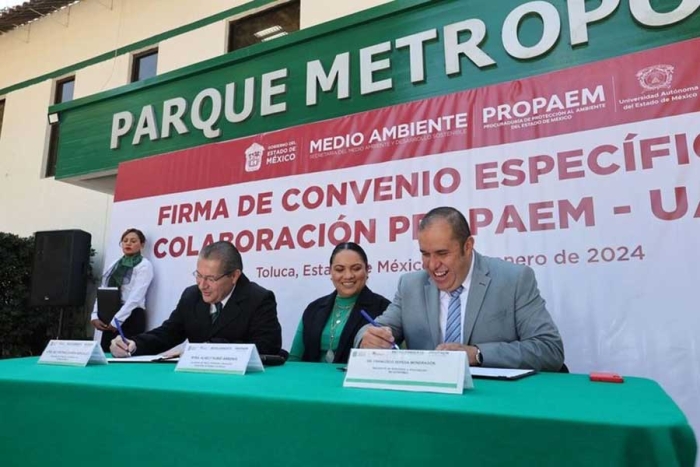 UAEMéx afianza colaboración con la PROPAEM en beneficio del medio ambiente