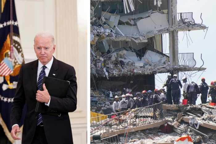 Biden visitará zona de derrumbe en Miami