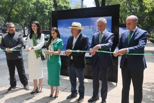 “México Sostenible” está conformada por 38 impresiones de gran formato,