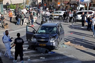 Cinco heridos en un ataque palestino por atropello en Jerusalén