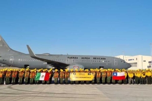 México envía 180 brigadistas a Chile para apoyar en combate de incendios forestales